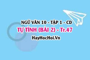 Soạn bài Tự tình (bài 2) trang 47 lớp 10 Cánh Diều tập 1